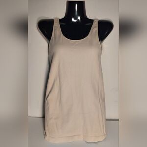 Tan shapewear tank top.